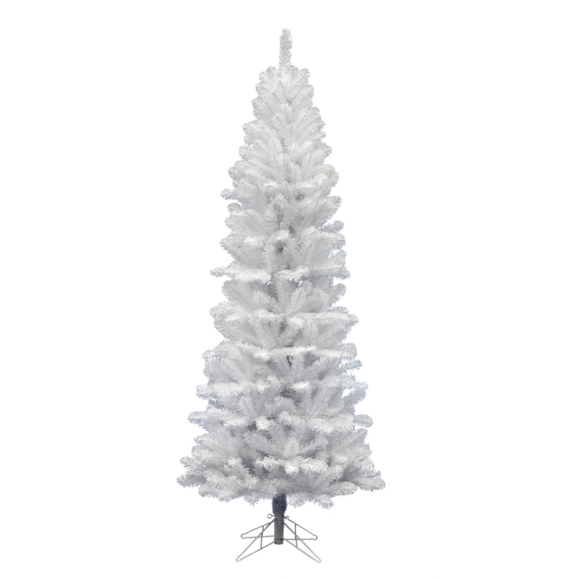 4.5ft. Unlit White Salem Pine Pencil Artificial Christmas Tree